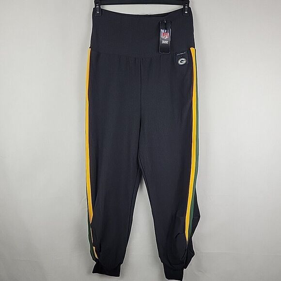 Kiya Tomlin x NFL Green Bay Packers Joggers Womens 2XL High Waist Bamboo Pants - Picture 1 of 9